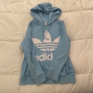 light blue hoodie from adidas